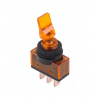 CABLETECH Prepínač páčkový ASW-14D 3pin oranžový