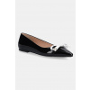 Kožené balerínky Love Moschino čierna farba, JA11031G1MIH100A EUR 40