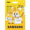 Samsung Sonic Edition - Tails paměťová karta microSDXC Retail 256 GB A2 Application Performance Class, v30 Video Speed Class, UHS-I U3 Zvláštní edice „Sonic