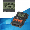 Malý regulátor nabíjania 30A PWM solárny 12V 24V 2xUSB čitateľný LCD max 50V
