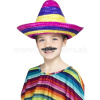 Klobúk - SOMBRERO MULTICOLOR NIŇO - viacfarebný, detský, slamený