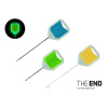 Fluo set jehel a vrtáku Delphin T-END Grip 3XF Set