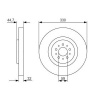 TATechnix Brzdový kotúč 330 mm Alfa romeo 147 (937_) - BOSCH
