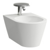 LAUFEN Kartell závesný bidet s otvorom, s prepadom, 370 x 545 mm, biela, H8303310003021
