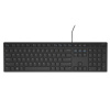 Dell KB-216 Klávesnice,drátová,multimediální,US,USB,černá 580-ADHK