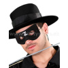 Maska škraboška - ZORRO - čierna, polyester, unisex