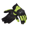 Kožené rukavice REBELHORN GAP III BLACK/FLUO YELLOW M