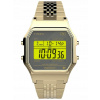 Hodinky Timex TW2U93500 Zlatá oceľ Digitálne Indiglo