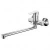 Bruckner Baron Nástenná umývadlová/vaňová batéria s roztečou 100 mm, výtok 338 mm, chróm 612.035.1