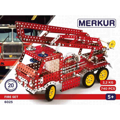 Merkur Stavebnice Merkur - Fire Set - 740 dílů