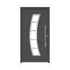 Hliníkovo-oceľové vchodové dvere pasívne Hermes 100 x 210 cm P antracit