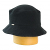 Karpet Dámsky úpletový klobúk s rovnou hlavou - čierna-57-58