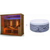 Infrasauna Vista V + Vírivka Montana 130