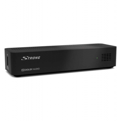 STRONG DVB-T/T2 set-top-box SRT 8213/ bez displeje/ Full HD/ H.265/HEVC/ PVR/ EPG/ USB/ HDMI/ LAN/ SCART/ černý (SRT8213)