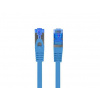 LANBERG Patch kabel cat6A FTP LSZH CCA 10m modrý Fluke Passed PCF6A-10CC-1000-B