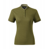 MALFINI PREMIUM DIAMOND 274 / Dámska polokošeľa - avocado green M