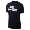 Nike Just Do It Swoosh pánske tričko Black/White XL