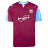 Score Draw West Ham United Retro Home Shirt 2005 Adults Claret/Blue L