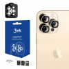 3mk Lens Pro Tvrzené sklo ochrana kamery pro Apple iPhone 13 Pro iPhone 13 Pro Max Gold 5903108484039