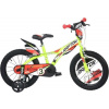 Dino bikes 614 Raptor žlutá 14 dětské kolo