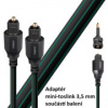Audioquest Forest Optilink optický kabel Toslink (+ 3,5 mm mini adaptér) - 3,0 m
