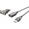 Digitus sériový, USB 2.0 kabel [1x USB 2.0 zástrčka A - 1x D-SUB zástrčka 9pólová] DA-70156 1.00 m pozlacené kontakty