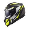 Prilba na motorku LS2 FF327 Challenger Squadron čierno/žltá fluo 2XL