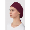 Dámska zdravotnícka farebná čiapka M-321, višňová (Zdravotnícke oblečenie)
