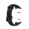 BStrap Silicone remienok na Honor Band 6 / Huawei Band 6, black SHO003C01
