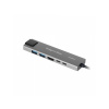 Adapter (HUB) USB typu C na HDMI/2x USB3.0/2x USB typu C/RJ45