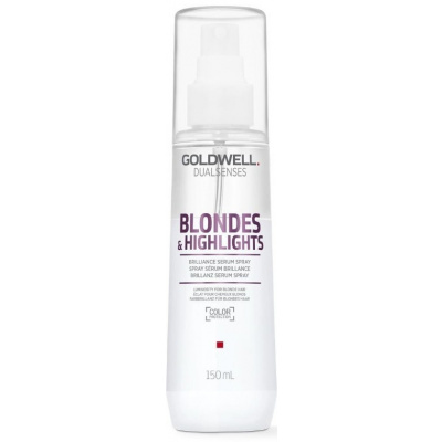 Goldwell Dualsenses Blondes & Highlights Serum Spray - sérum pro lesk barvených a melírovaných vlasů 150 ml