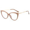Techsuit Okuliare proti modrému svetlu Reflex Metal (F5018-C4) - Cat Eye - Nude KF2310326