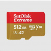 Karta SanDisk micro SDXC 512GB Extreme (190 MB/s Class 10, UHS-I U3 V30) + adaptér SDSQXAV-512G-GN6MA