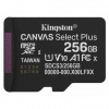 Pamäťová karta Kingston Canvas Select Plus MicroSDXC 256GB UHS-I U1 (R150/W30) (SDCS3/256GBSP) čierna