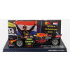 Minichamps Red bull F1 Rb16b Honda Ra620h Team Aston Martin N 33 Winner Abu Dhabi Gp With Pit Board World Champion 2021 Max Verstappen 1:43 Matná modrá žltá červená