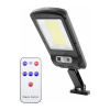 LED nástenné solárne svietidlo s pohybovým senzorom a IR ďiaľkovým ovládaním, 5W, IP65, 500lm