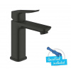 Grohe Dice Umývadlová batéria s výpusťou Push-Open, matná čierna 1018332430-GR