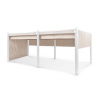 Blumfeldt Pantheon Cortina, pavilón, so strechou, 3x6 m, 4 bočné diely (GDW20-Pan 3*6 WHBE)