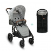 VALCO BABY Kočík športový Sport Trend 4 Black Grey marle + PETITE&MARS fusak Jibot ZADARMO VP-F186334