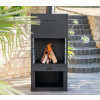 Westmann Krb s grilom 70 x 41 x 229 cm čierny