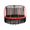 Jumpi záhradná trampolína 435cm/14FT Maxy Comfort Plus červená s vnútorným (Jumpi záhradná trampolína 435cm/14FT Maxy Comfort Plus červená s vnútorným)