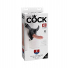 Dildo na postroji King Cock Strap on Horness Pipedream 6 Light