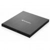 Externá Blu-ray napaľovačka Verbatim Slimline Ultra HD 4K USB-C (43888) čierna