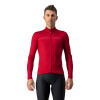 Castelli PRO Thermal MID LS, Dark red Veľkosť: 3XL Mierne zateplený dres do prechodného obdobia