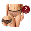 Dámske nohavičky - KEY LPC725 (2x) Farba: Vyobrazená kombinácia vzorov, Veľkosť: M