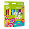 Apli Color Sticks temperové barvy suché neonové 6 x 6 g, sada