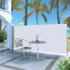 vidaXL Zaťahovacia bočná markíza na terasu 140x300 cm krémová - Krémová - 100879-200987