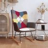 DKD HOME DECOR Hojdacie kreslo, patchwork, látka