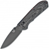 Benchmade 560BK-1 FREEK vreckový nôž 9 cm, Cerakote, čierno-šedá, červená, G10