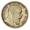 Stříbrná mince 2 Marka Baden Friedrich I. 1907